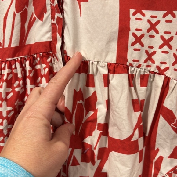 Maeve Anthropologie Dress Sz XS The Printmaker boho babydoll - Picture 5 of 11